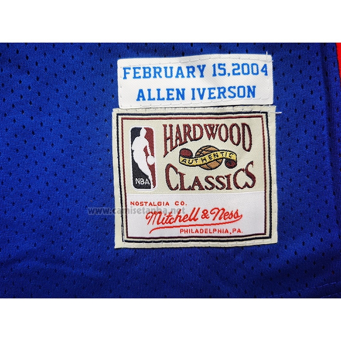 Camiseta All Star 2004 Allen Iverson #3 Azul